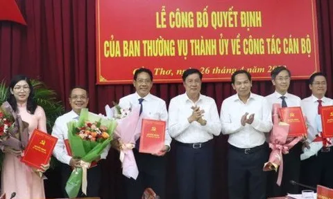 Bổ nhiệm, chỉ định nhân sự mới 2 thành phố trực thuộc Trung ương
